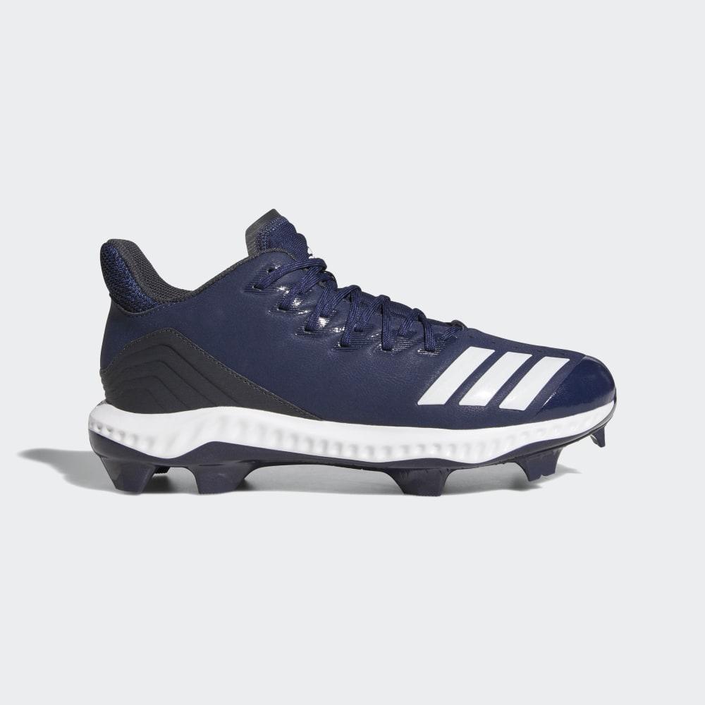 Adidas Men's Icon Bounce TPU Baseball Cleats Navy/White/Dark Grey Ireland AQ0162